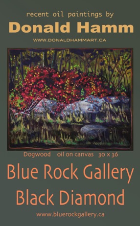 Blue Rock Poster Dogwood
